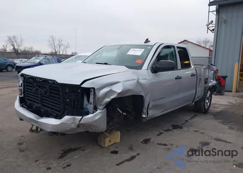 2018 Chevrolet Silverado 1500 Custom из США, поврежденный, VIN 1GCRCPEC2JZ260133